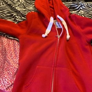 Red hoodie
